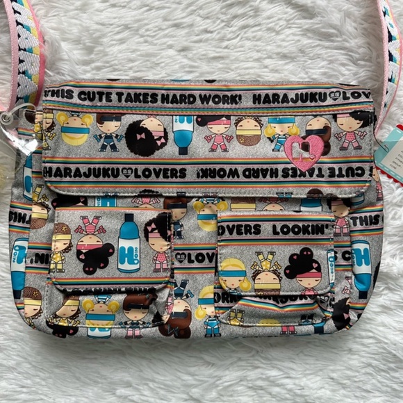 NWT Harajuku Lovers “Fitness Girls” Crossbody Bag - Picture 2 of 10